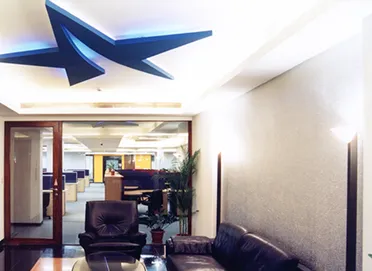 Star TV office, Della's first turnkey interior project, 2000